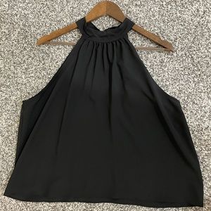 Bisou Bisou Dressy Tie Back Halter Top - Size L